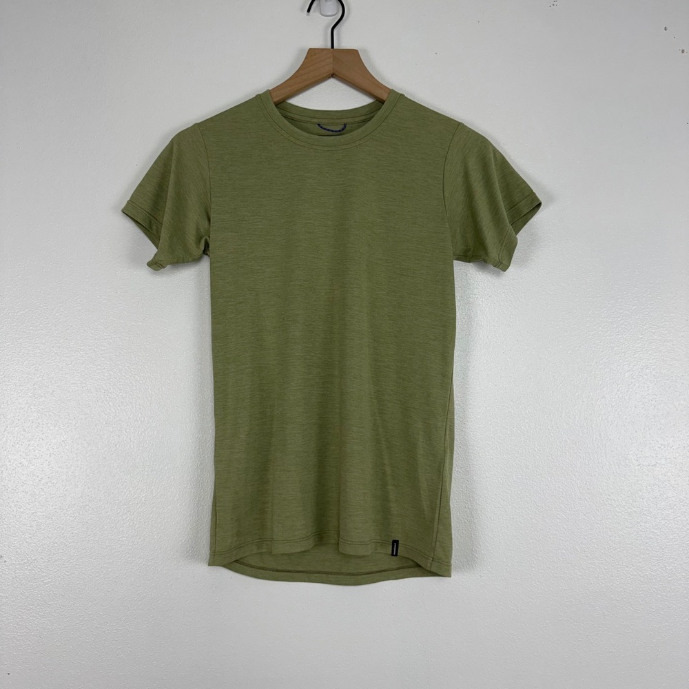 Patagonia Capilene Cool Daily Shirt Womens XXS Green Heather Hiking Tee Outdoor
